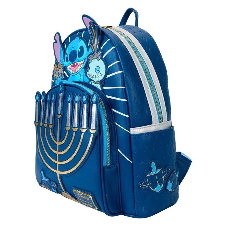 Loungefly Disney Lilo & Stitch Light Up Menorah Stitch Mini Backpack