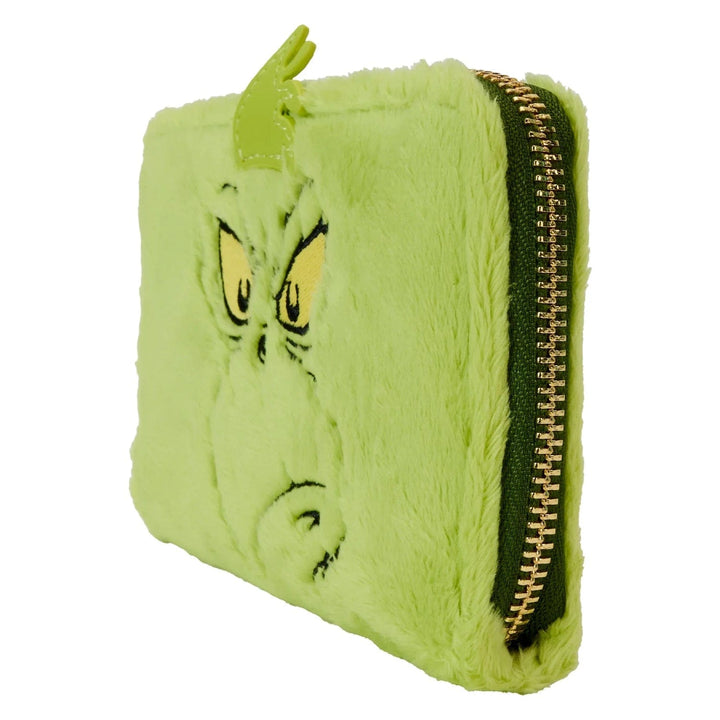 Loungefly Dr Seuss Plush Grinch Glow Cosplay Zip Around Wallet