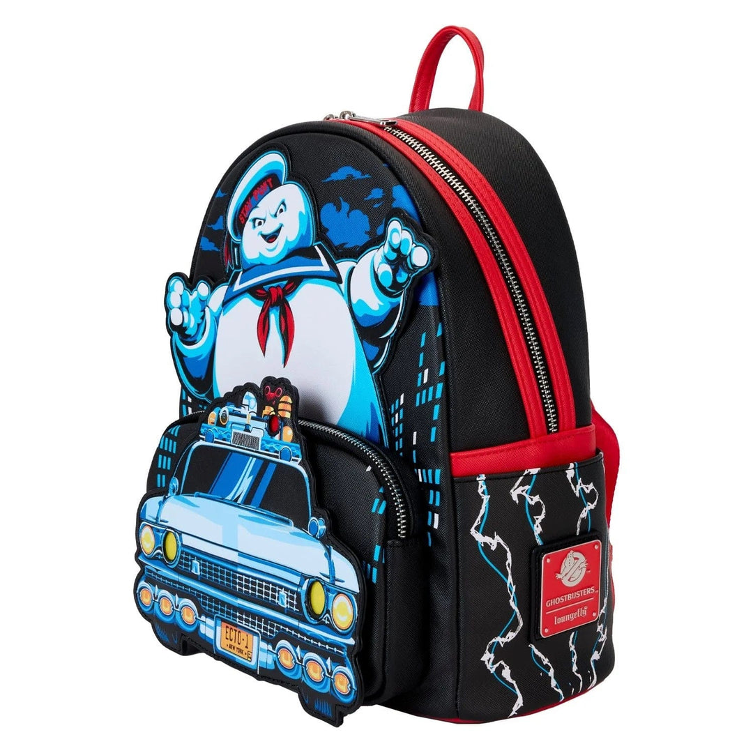 Loungefly Ghostbusters Stay Puff Chasing Mini Backpack