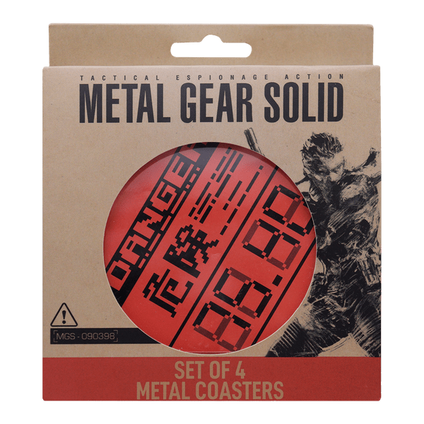 Metal Gear Solid Limited Edition Metal Coaster Set