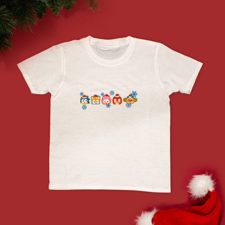 11-12 Years Official Modern Sonic the Hedgehog Christmas T-shirt (Kids)