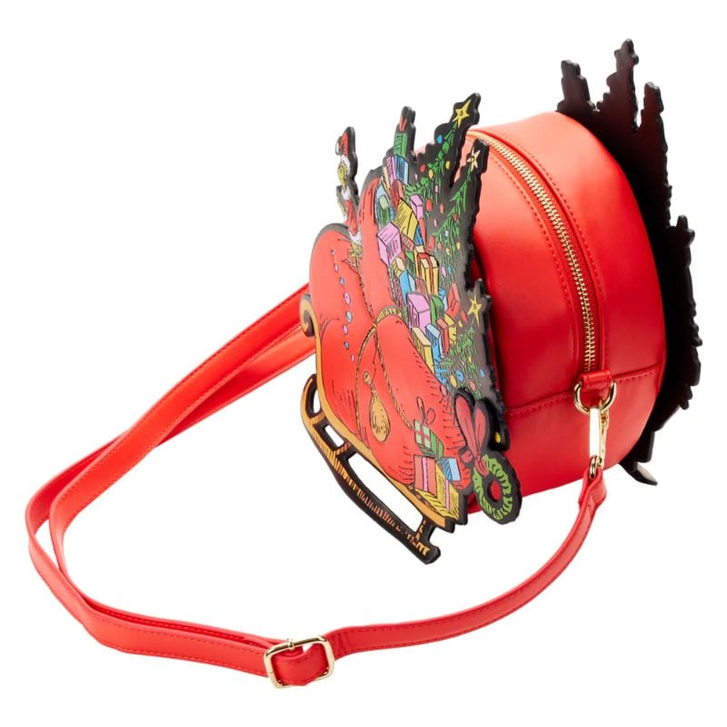 Loungefly Dr. Seuss Grinch Sleigh Crossbody Bag