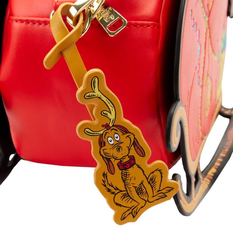 Loungefly Dr. Seuss Grinch Sleigh Crossbody Bag