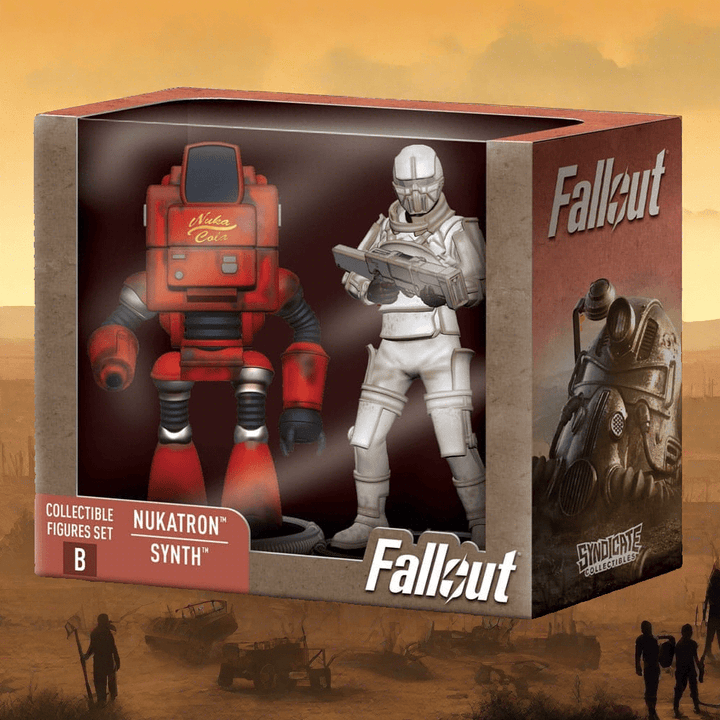 Fallout Mini Figures 2-Pack Set B Nukatron & Synth 7 cm