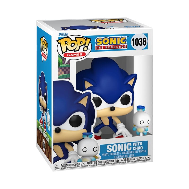 Sonic The Hedgehog POP & Buddy! Vinyl Figure Sonic w/ HChao 9 cm