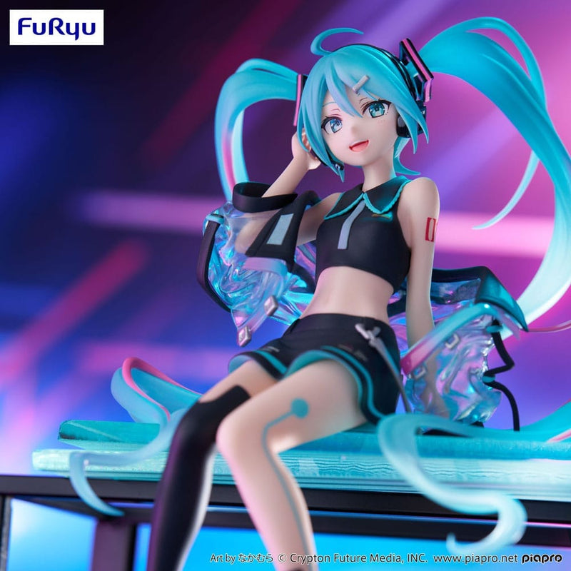 Hatsune Miku Noodle Stopper PVC Statue Neon Cyber 16 cm