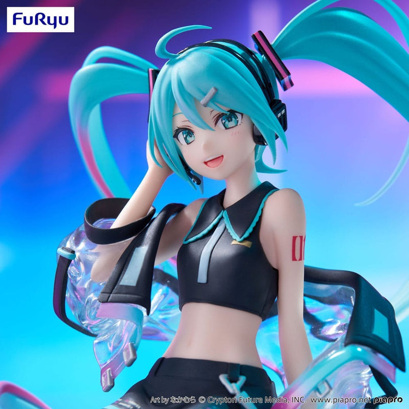 Hatsune Miku Noodle Stopper PVC Statue Neon Cyber 16 cm