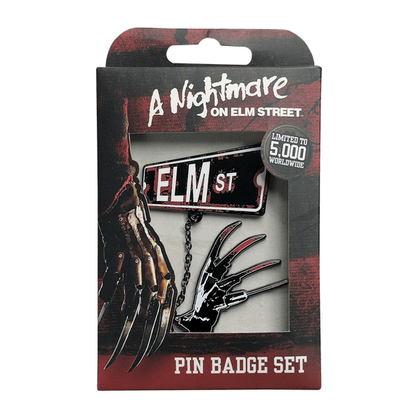 Nightmare on Elm St Pin Badge Set