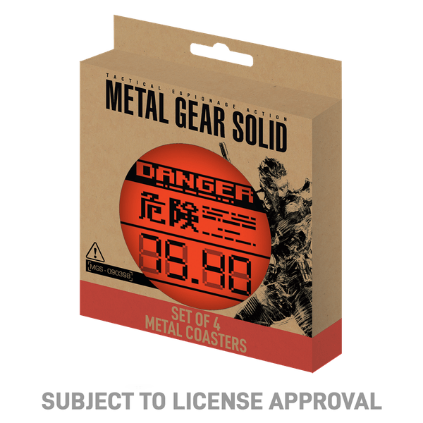 Metal Gear Solid Limited Edition Metal Coaster Set