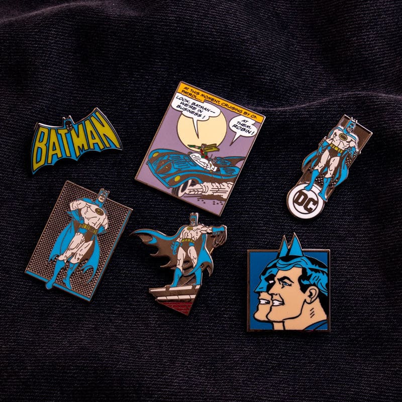 One Size Pin Kings DC Comics Batman Enamel Pin Badge Set 1.1