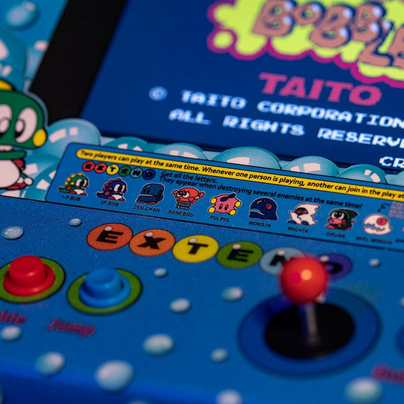 Official Bubble Bobble Quarter Size Arcade Cabinet