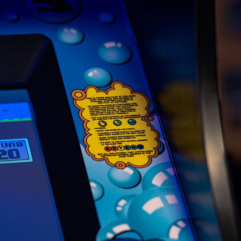 Official Bubble Bobble Quarter Size Arcade Cabinet