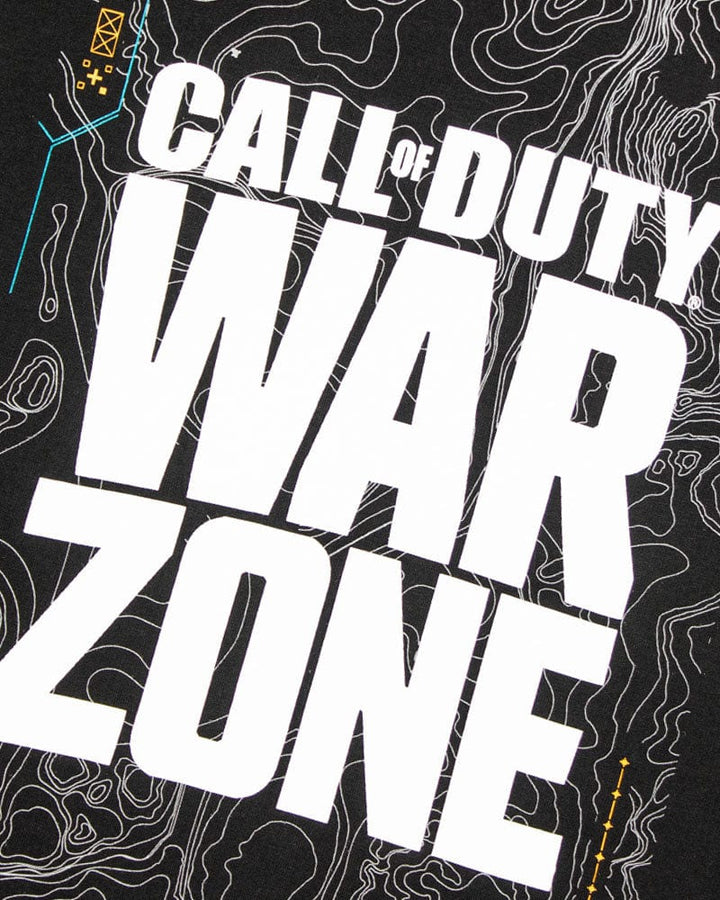 Official Call Of Duty Warzone Black Map  T-Shirts