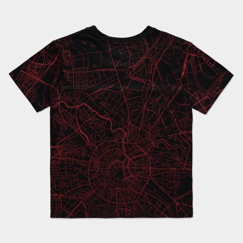 Official Marvel Black Widow City Map Women's  T-Shirts