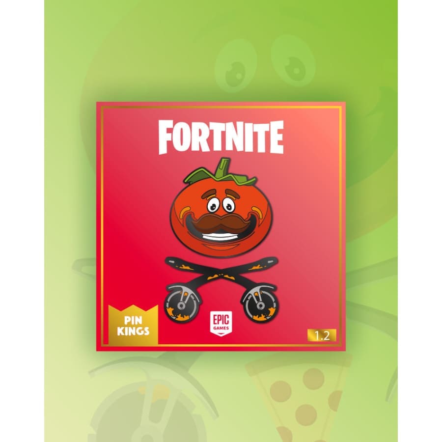 One Size Pin Kings Fortnite Enamel Pin Badge Set 1.2 - Tomatohead