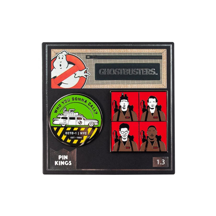 One Size Pin Kings Ghostbusters Enamel Pin Badge Set 1.3 - Who You Gonna Call ? & Characters