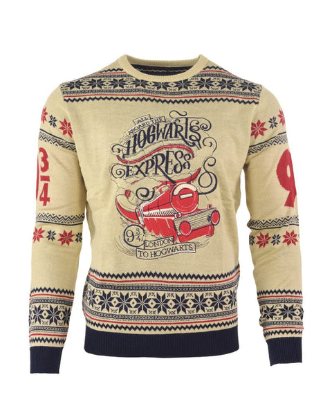 Official Harry Potter Hogwarts Express Christmas Jumper / Ugly Sweater - XS  (UK / EU) / 2XS (US)