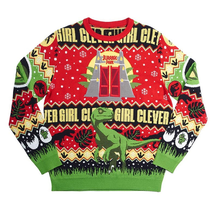 Official Jurassic Park Christmas Jumper Ugly Sweater