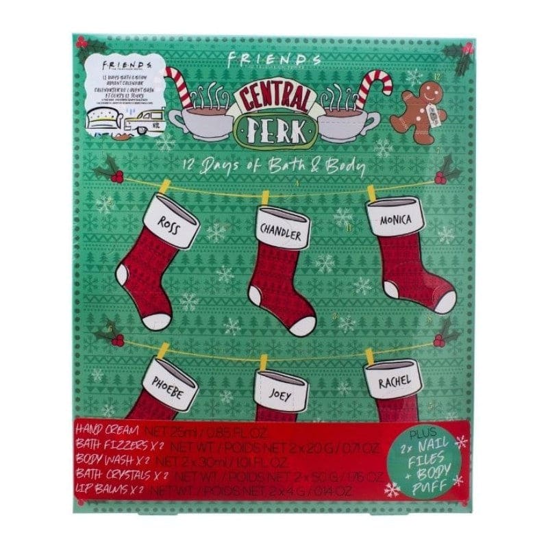 Official Friends Central Perk 12 Days of Bath Advent Calendar