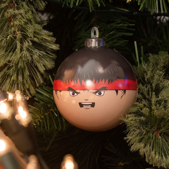 Bauble Heads Street Fighter ‘Ryu’ Christmas Decoration / Ornament