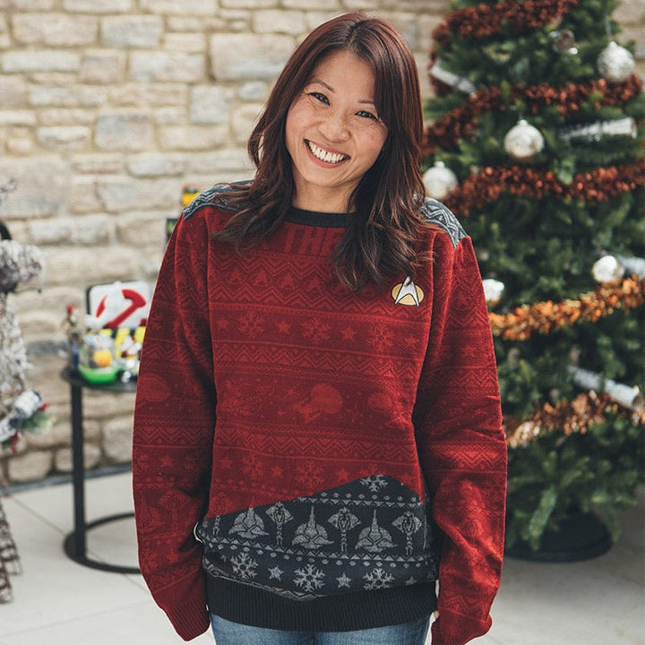 Official Star Trek ‘Trek The Halls’ Christmas Jumper / Ugly Sweater