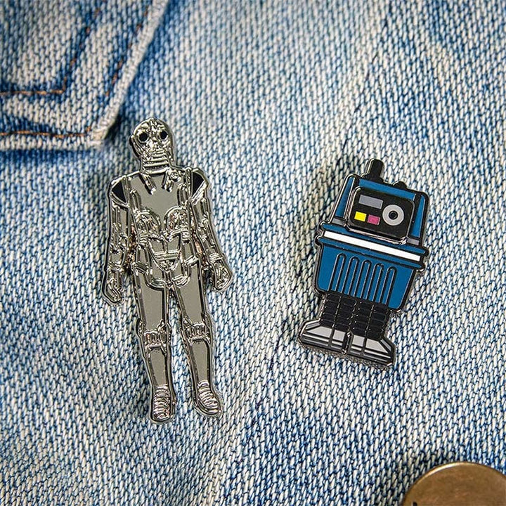 One Size Pin Kings Star Wars Enamel Pin Badge Set 1.10 – Death Star Droid and Power Droid