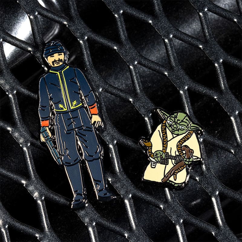 One Size Pin Kings Star Wars Enamel Pin Badge Set 1.16 – Bespin Security Guard and Yoda