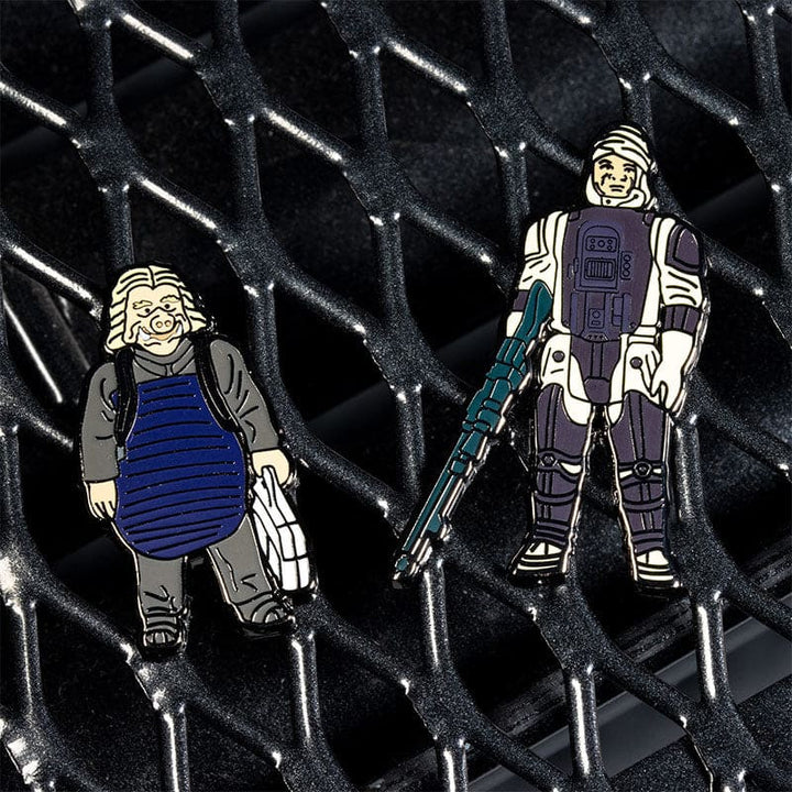 One Size Pin Kings Star Wars Enamel Pin Badge Set 1.17 – Ugnaught and Dengar