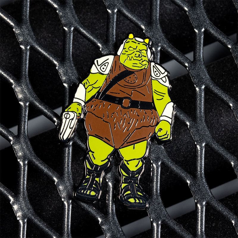 One Size Pin Kings Star Wars Enamel Pin Badge Set 1.27 – Princess Leia Organa (Boushh Disguise) and Gamorrean Guard