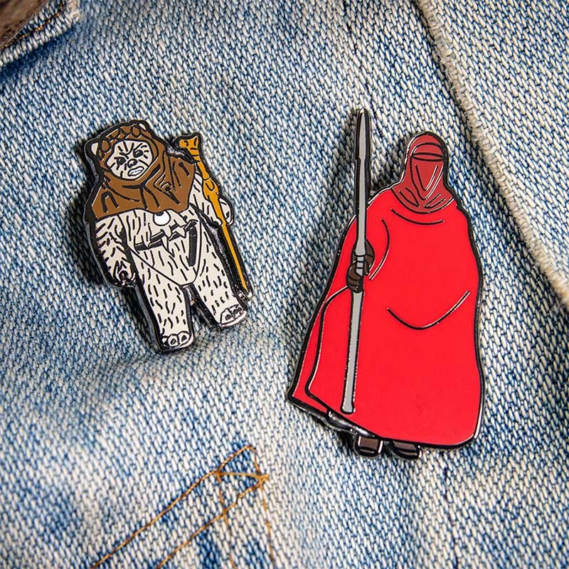 One Size Pin Kings Star Wars Enamel Pin Badge Set 1.28 – Emperor’s Royal Guard and Chief Chirpa