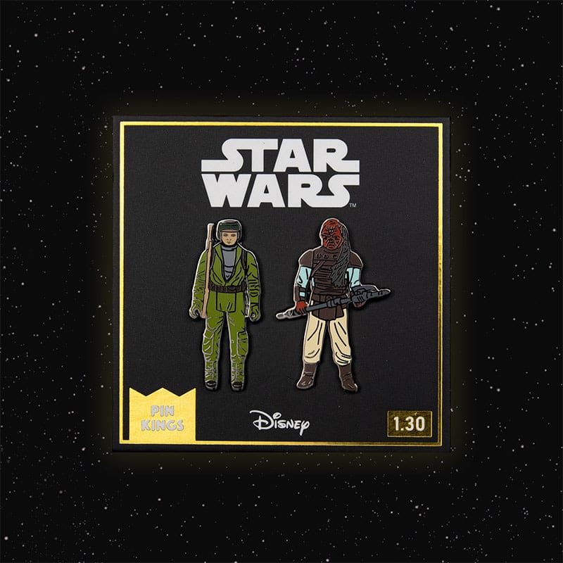 One Size Pin Kings Star Wars Enamel Pin Badge Set 1.30 – Rebel Commando and Weequay