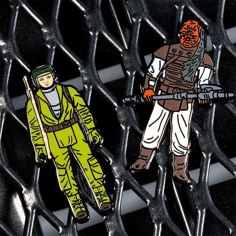 One Size Pin Kings Star Wars Enamel Pin Badge Set 1.30 – Rebel Commando and Weequay