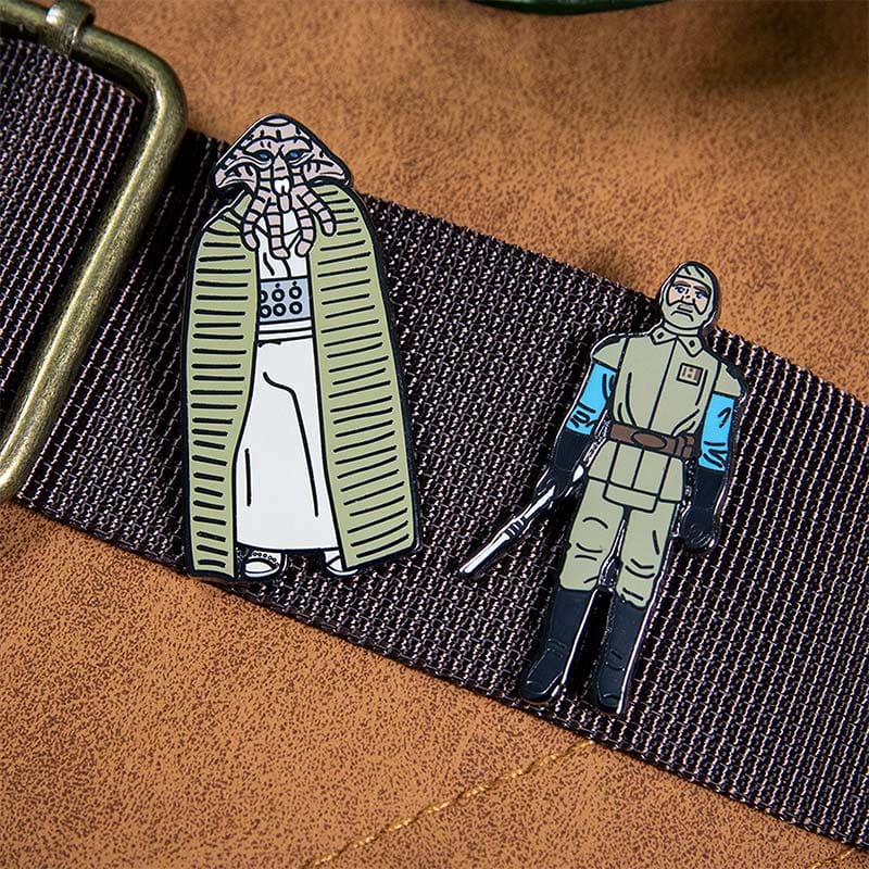 One Size Pin Kings Star Wars Enamel Pin Badge Set 1.31 – Squid Head and General Madine