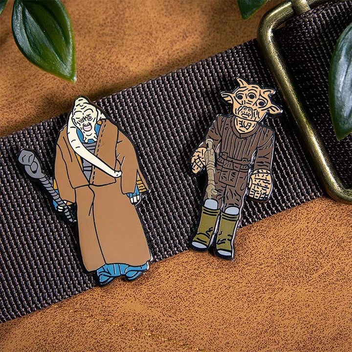 One Size Pin Kings Star Wars Enamel Pin Badge Set 1.32 – Bib Fortuna and Ree-Yees