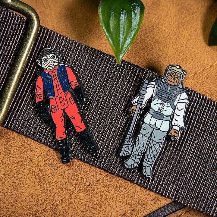 One Size Pin Kings Star Wars Enamel Pin Badge Set 1.34 – Nien Nunb and Nikto