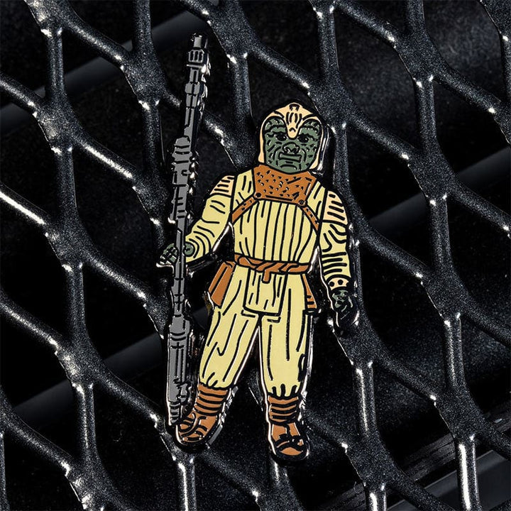 One Size Pin Kings Star Wars Enamel Pin Badge Set 1.37 – B-Wing Pilot and Klaatu (in Skiff Guard Outfit)