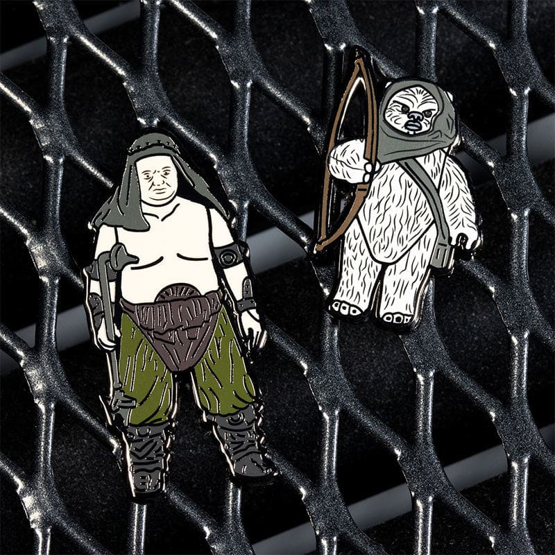 One Size Pin Kings Star Wars Enamel Pin Badge Set 1.40 – Rancor Keeper and Lumat