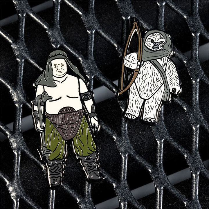 One Size Pin Kings Star Wars Enamel Pin Badge Set 1.40 – Rancor Keeper and Lumat