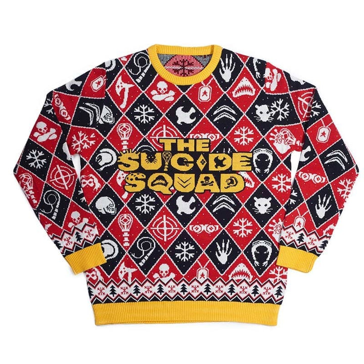 2XS (UK/EU) - 3XS (US) Official Suicide Squad Chrismas Jumper / Ugly Sweater