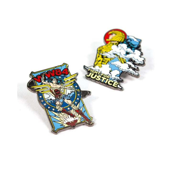 One Size Pin Kings Wonder Woman '84  Enamel Pin Badge Set 1.2 - Fight For Justice