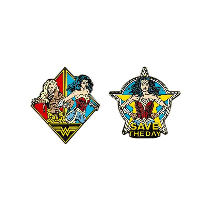 One Size Pin Kings Wonder Woman '84  Enamel Pin Badge Set 1.3 - Save The Day