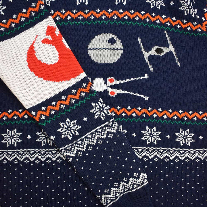 Official Star Wars X-Wing Vs. Tie Fighter Christmas Jumper / Ugly Sweater