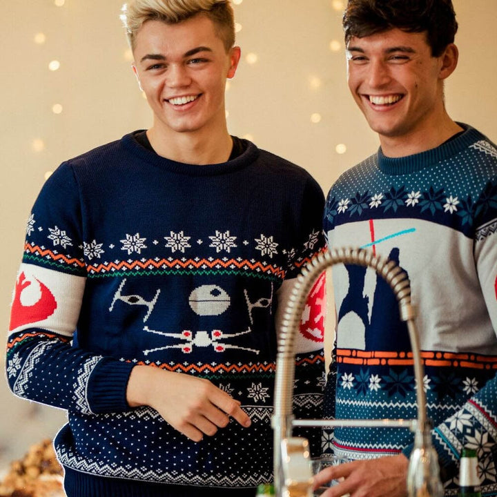 Official Star Wars X-Wing Vs. Tie Fighter Christmas Jumper / Ugly Sweater